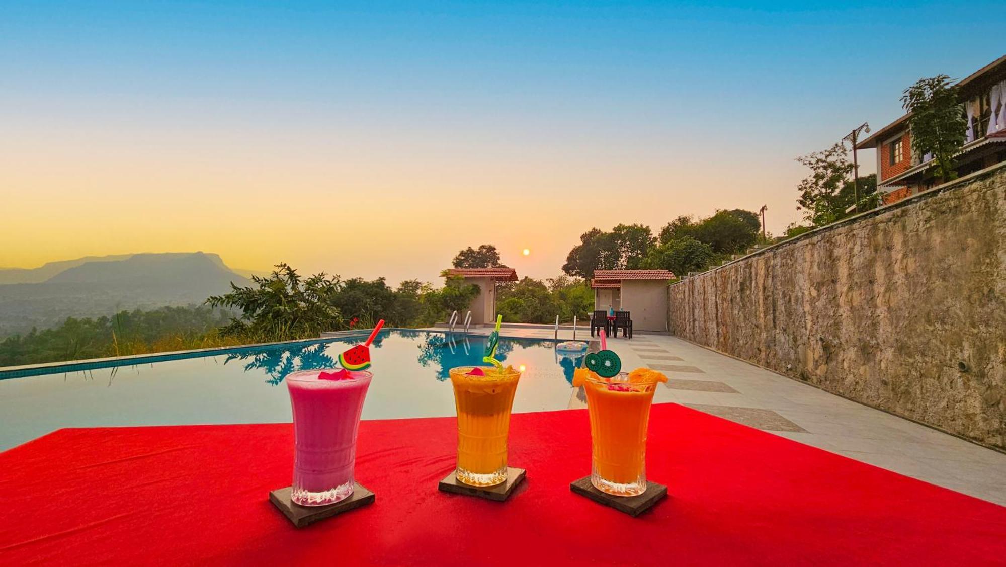 Shinde'S Tikona Valley Farm Villa Pune Bagian luar foto