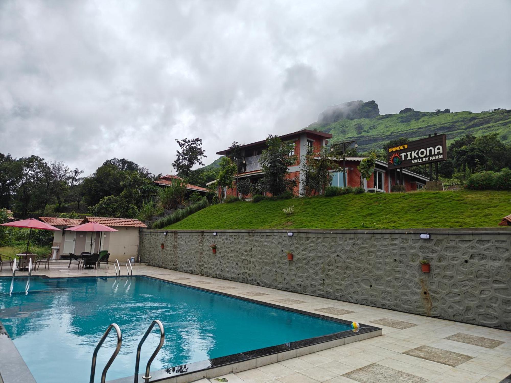 Shinde'S Tikona Valley Farm Villa Pune Bagian luar foto
